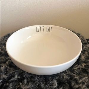 Rae Dunn LET’S EAT pasta bowl